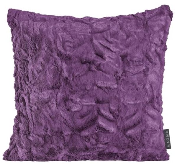 Magma Dekokissenhülle Fluffy|50x50 cm| aubergine