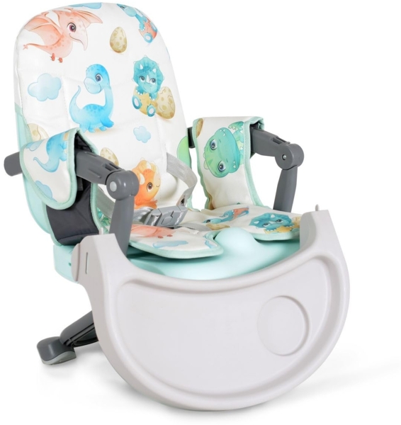 Kinderstuhl Kiwi, Kinder Stuhl-, Sitzerhöhung, Boostersitz, Tisch, klappbar grün grau Bild 4