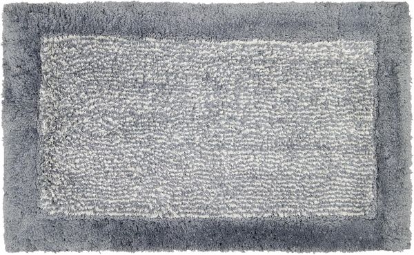 Cawö Badematte Badteppich Two-Tone Schiefer (60x100cm)