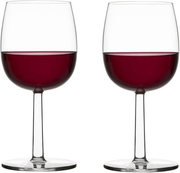 Rotwein- Weissweinglas – 280 ml - 2 Stück Raami Gläser Iittala Weissweinglas, Spülmaschinengeeignet