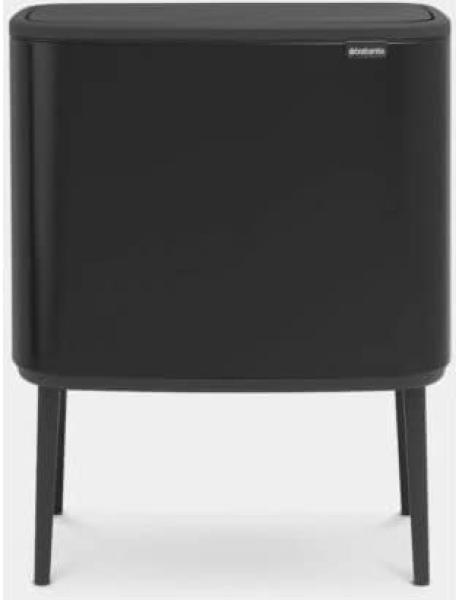 Brabantia Mülleimer Bo Touch Bin schwarz matt, 11 + 23 L Papierkörbe & Mülleimer