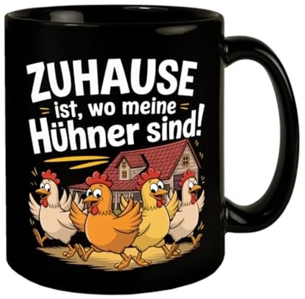 speecheese Tasse Zuhause ist, wo meine Hühner sind! Tasse