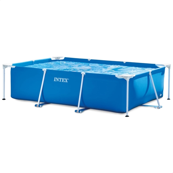 Intex 'Rectangular Frame 260 × 160 × 65 cm' Pool, blau