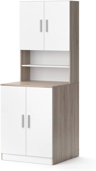Waschmaschinenschrank Liana Beton 70.5 x 190.5 cm Vicco