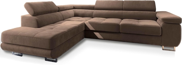 Masseno Ecksofa SELVA mit Schlaffunktion L-Form, Sofa mit Bettkasten
