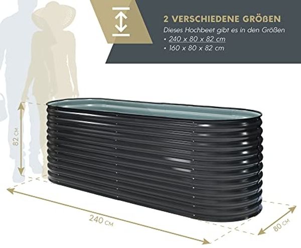 Westmann Grow Faster M | Metall Hochbeet aus Bild 7