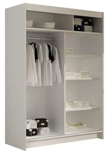 mirjan24 Kleiderschrank Miami I, Beleuchtung, Farbe:, Schwarz, mit Beleuchtung Bild 4