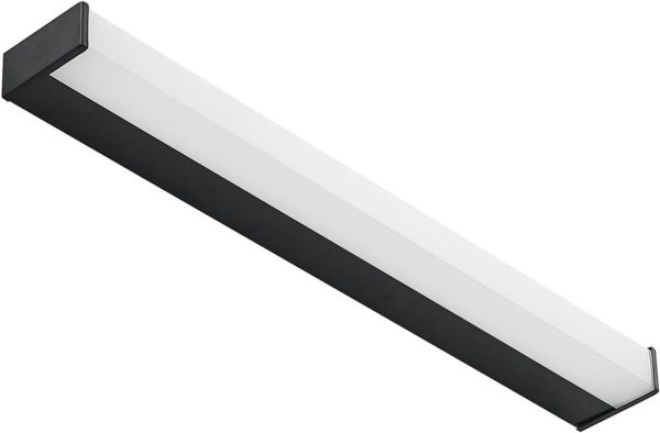 Lindby Wandleuchte Ulisan, LED, Metall, Schwarz warmweiß IP44, LED 7,2 W gesamt, warmweiß