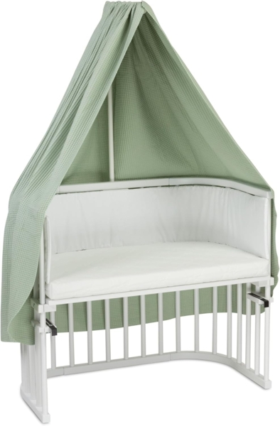 babybay Himmel Waffelpiqué für Mobilehalterung passend für alle Modelle bis 96 cm Länge, jadegrün