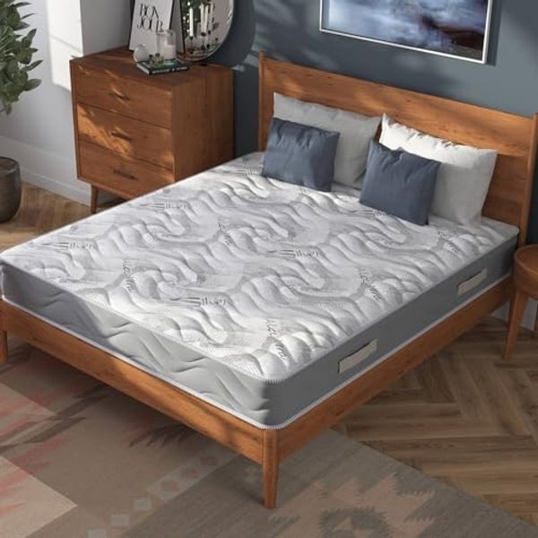 Talamo Italia - Scudo Queen-Size-Matratze, Memory Foam-Matratze, ergonomische Matratze, milbenhemmende und hypoallergene Matratze, 100% Made in Italy, 120 x 190 x 21 cm