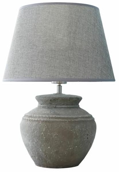 Mirabeau Tischleuchte Tischlampe Cleveland grau