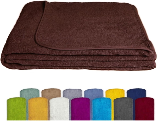 Wohndecke Frotteedecke, KiGATEX, 100% Baumwolle, 150 x 200 cm