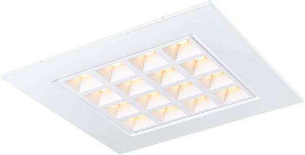 SLV 1003078 PAVONO 620x620 Indoor LED Deckeneinbauleuchte weiß 3000K UGR19