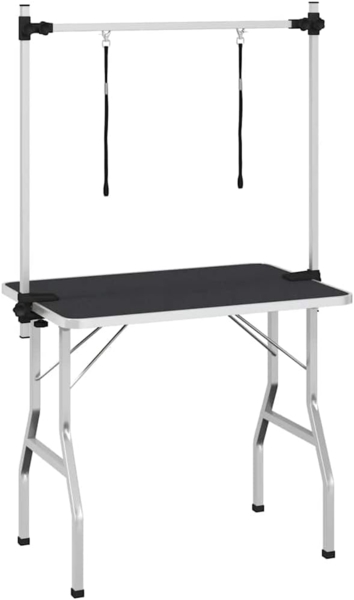 vidaXL Trimmtisch Schertisch mit 2 Schlingen für Hunde Katzen Klappbar 170170