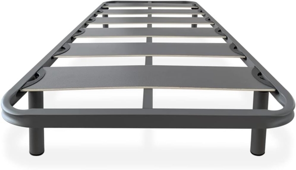 Homey Verstärkter Lattenrost mit Breiten Lamellen, geräuschhemmend, Struktur 40x30 mm mit Schraubfüßen, stark und robust, 90x180 cm Bild 5