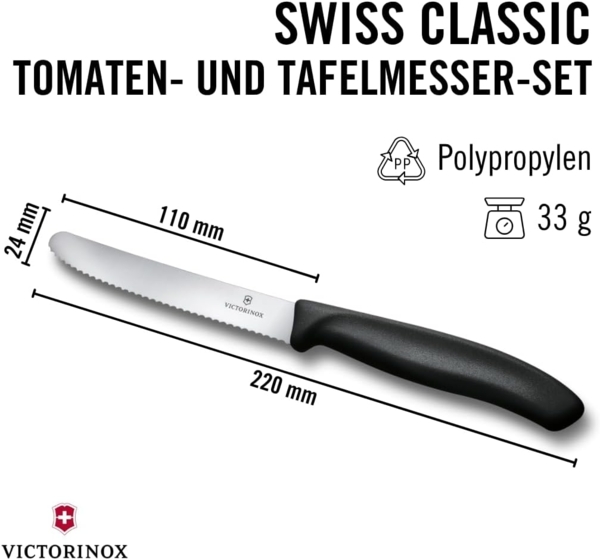 Victorinox SwissClassic 6. 7833 - Schälmesser - Edelstahl Bild 3