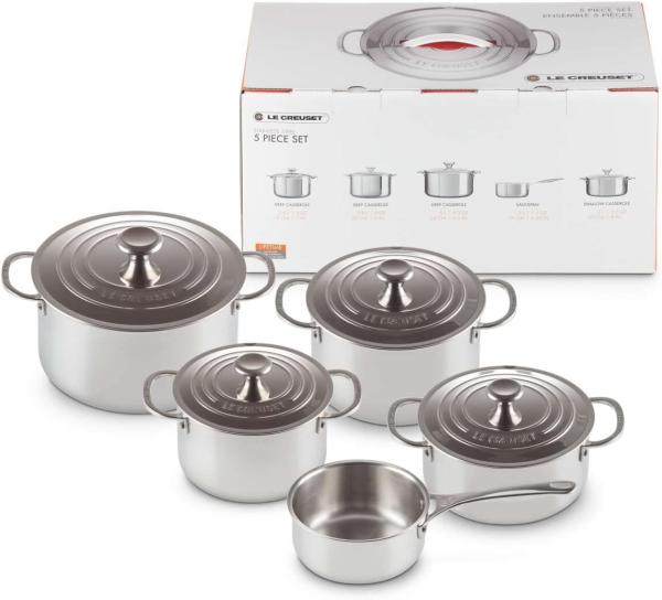 Le Creuset 3-Ply Plus Topfset 5-tlg. - 20 bis 24 cm - 31 cm