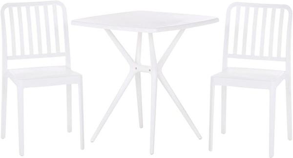 Bistro Set SERSALE Weiß