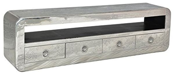 AIRMAN Lowboard 200x56 Mangoholz Alu Silber