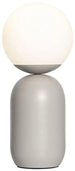 Nordlux Wohnzimmer Standleuchten Notti Höhe 34, Grau, weiß, Glas, Metall, 2011035010