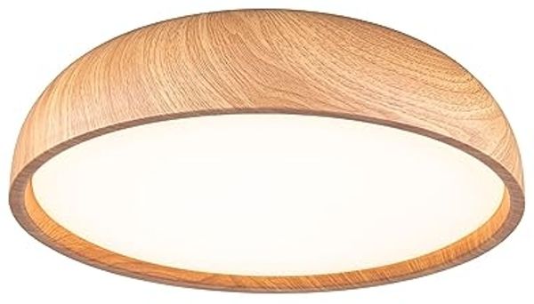 Paulmann 71083 Selection Bathroom LED Deckenleuchte Oka IP44 White Switch Holzoptik