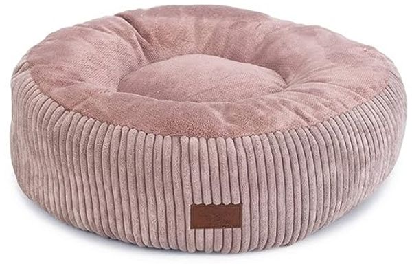 Designed By Lotte Tierbett Katzen Liegebett Ribbed pink