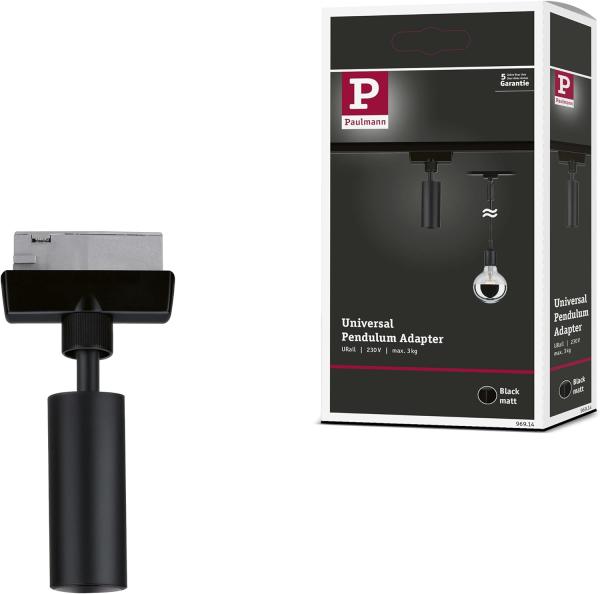 Paulmann UNIVERSAL PENDEL ADAPTER (URAIL SCHWARZ)