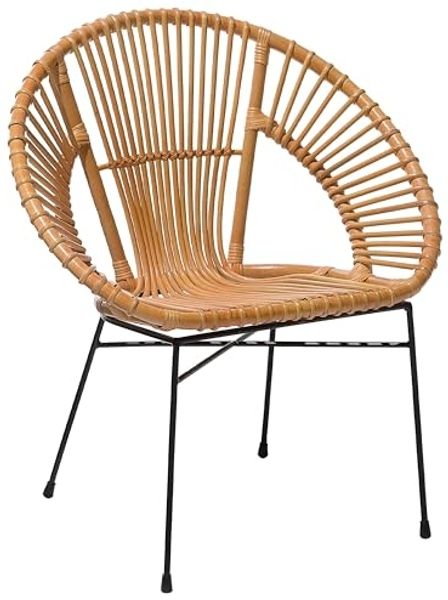 Rattanstuhl natürlich SARITA