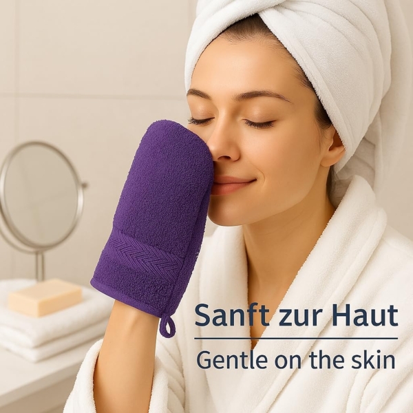 Betz Waschhandschuh 10-tlg. PREMIUM Größe 16 cmx21 cm, Baumwolle (Set, 10-St), 100% baumwolle Bild 7