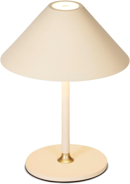 Halo Design 800773 LED Akku Tischleuchte Hygge creme 20cm