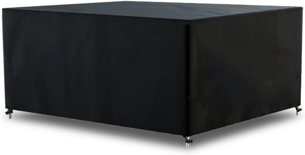 Awnic Abdeckplane Gartenmöbel Schutzhülle Wasserdicht Winterfest Rechteck 420D Oxford-Gewebe 210 x 120 x 71 cm