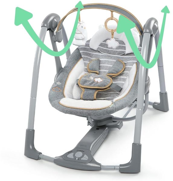 Ingenuity Tragbare Babyschaukel Swing'n'Go Bella Teddy Bild 4