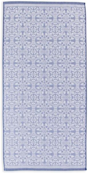 PiP Studio Handtuch Tile Pip Blue 70X140 Blau 100% Cotton, terry, 500 GSM 70 x 140 cm, Baumwolle (1-St)