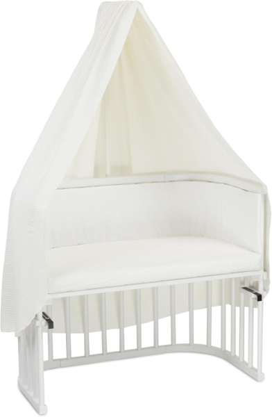 babybay Himmel Waffelpiqué für Mobilehalterung passend für alle Modelle bis 96 cm Länge, Ivory