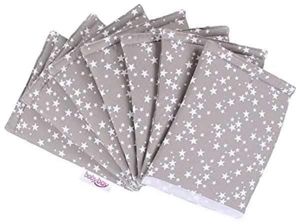 Babybay Nestchen Ultrafresh für Maxi, Boxspring, Comfort, taupe Sterne weiß