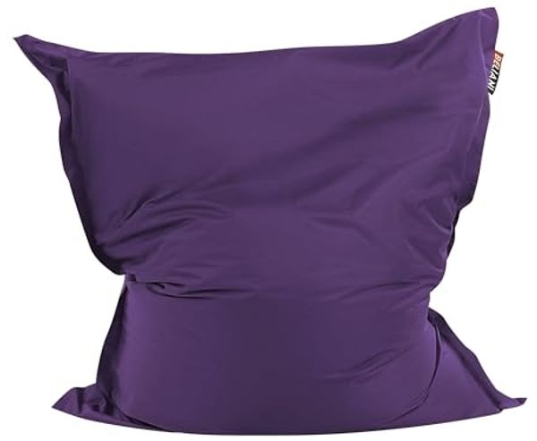 Beliani 'FUZZY' Sitzsack mit Innensack, Polyester, Violett, 300 l