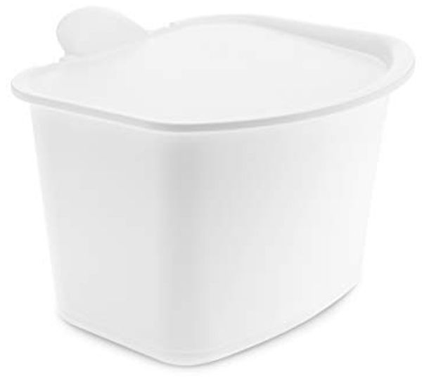 Koziol 'Bibo' Bio Mülleimer, Kunststoff, 3 Liter, Cotton White
