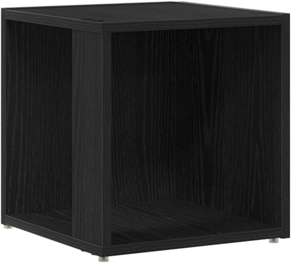 vidaXL Eckregale Schwarz Eichen-Optik 33 x 33 x 34,5 cm Holzwerkstoff 862689