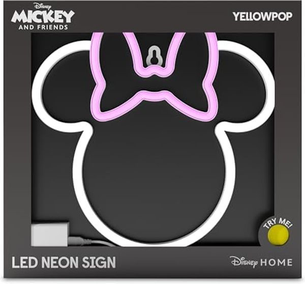Deckenleuchte Yellowpop Neon Gelb Disney Mini Minnie Ears