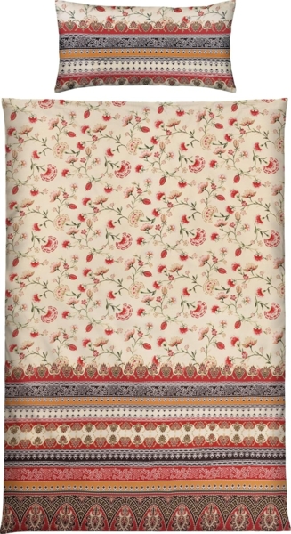 Erwin Müller Bettwäsche Bettwäsche, Mako-Satin, Blumen