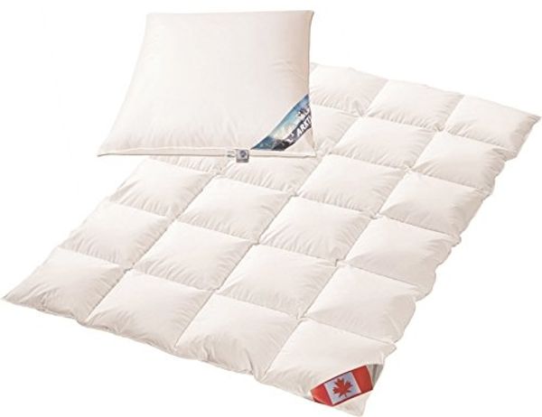 Angebot 2 Canada Kassettendecken 100% canadische Daune Ganzjahresdecke 135x200 cm C3