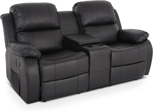 Raburg 2-Sitzer Kinosessel, 2er-Fernsehsessel, mechanisch, Star, mit Relaxfunktion, für 2 Personen, Belastbarkeit je Sitzplatz 120 kg