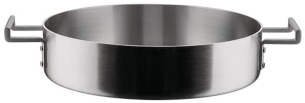 Alessi flache Kasserolle Convivio Edelstahl (28cm) DC102/28