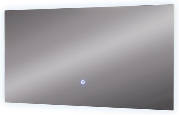 Badezimmerspiegel Miral Glas 80 x 2.8 cm mit Backlight Beleuchtung Vicco