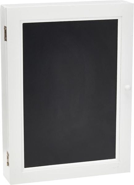 Zeller Present Schlüsselkasten Schlüsselkasten "Tafel, MDF, weiß, 22 x 5 x 30 cm