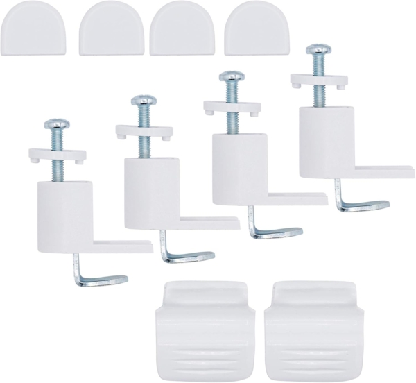 ondeco Plissee Thermo ohne Bohren mit Klemmträger,Sonnenschutz für Fenster innen, lichtschutz und Blickdicht, Faltrollo Sichtschutz für Tür, Jalousie Rollo leicht verdunkelnd - Violett - 85x130 cm Bild 5