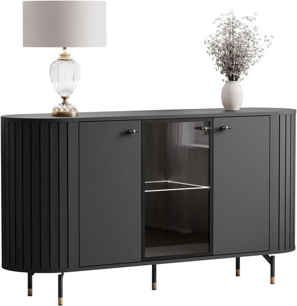 Lookway Kommode ELODIE 150 3D mit LED-Beleuchtung (1x Kommode), Breite: 150 cm