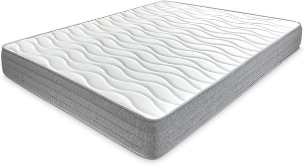amuéblate Online - Matratze 135x180 cm, viskoelastisch, Aris mit Winter-/Sommerseite, ergonomisch, optimaler Komfort und Härte, hygienisch und atmungsaktiv, Dicke 21 cm