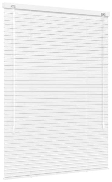 jalousiescout Jalousie LightLess Aluminium-Jalousie, 25 mm, 50x220 cm, weiß matt, ohne Bohren, geklemmt oder verschaubt, Aluminium, vollverdunkelnd, Feuchtraumgeeignet