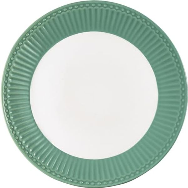 Greengate Speiseteller Alice Brotteller dusty green 17,5cm